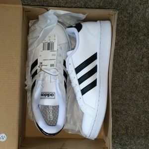 Brand New White and black Adidas